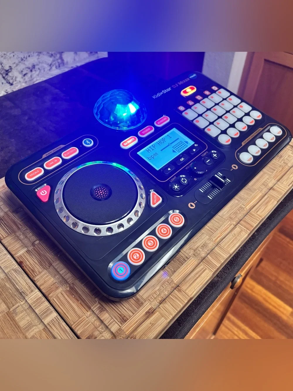 VTech Kidi-Star DJ Mixer Toy — Black and Orange